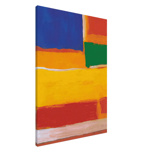 Esteban Vicente - UNTITLED 1986 Canvas - 20x30 cm / 8x12 inches-canvas