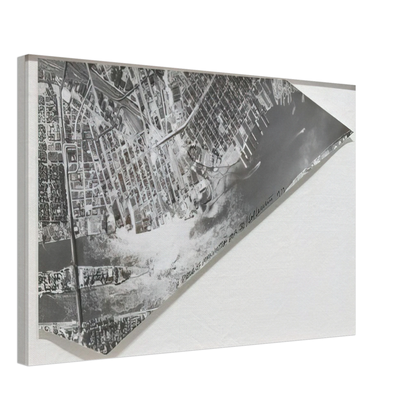 Sol LeWitt - A Piece of Manhattan Canvas - 70x100 cm / 28x40 inches-canvas