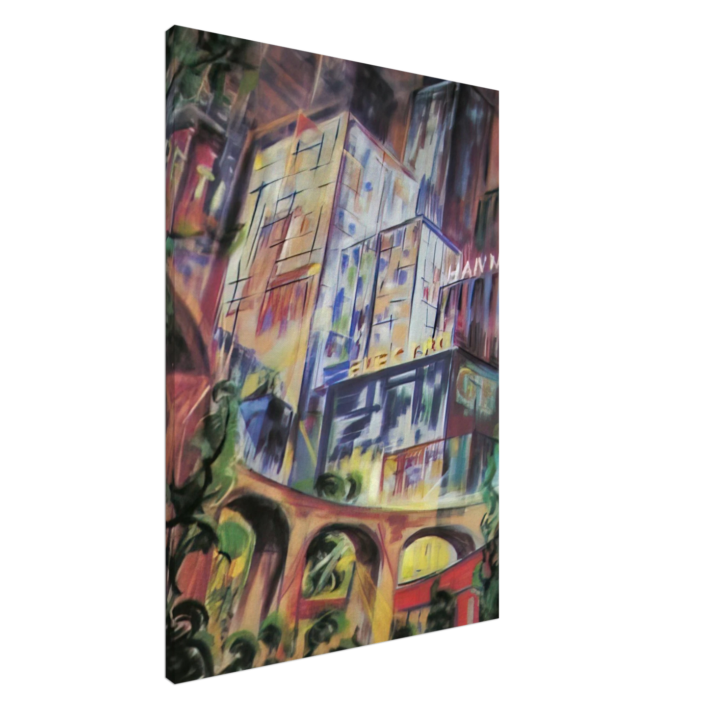 Konrad Zuse - Untitled - Expressionism Canvas - 20x30 cm / 8x12 inches-canvas