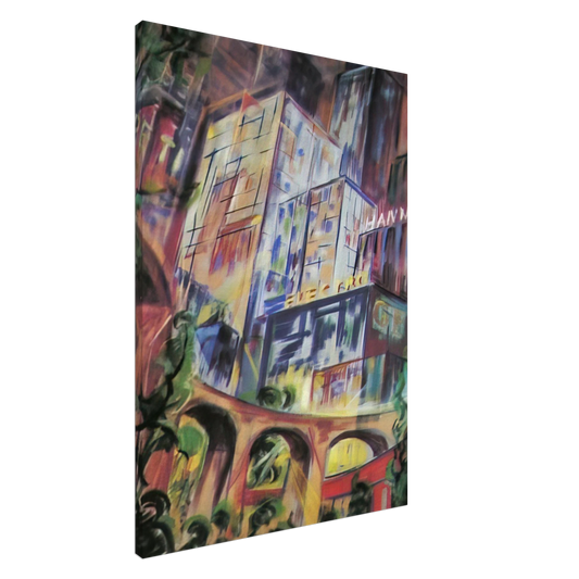 Konrad Zuse - Untitled - Expressionism Canvas - 20x30 cm / 8x12 inches-canvas