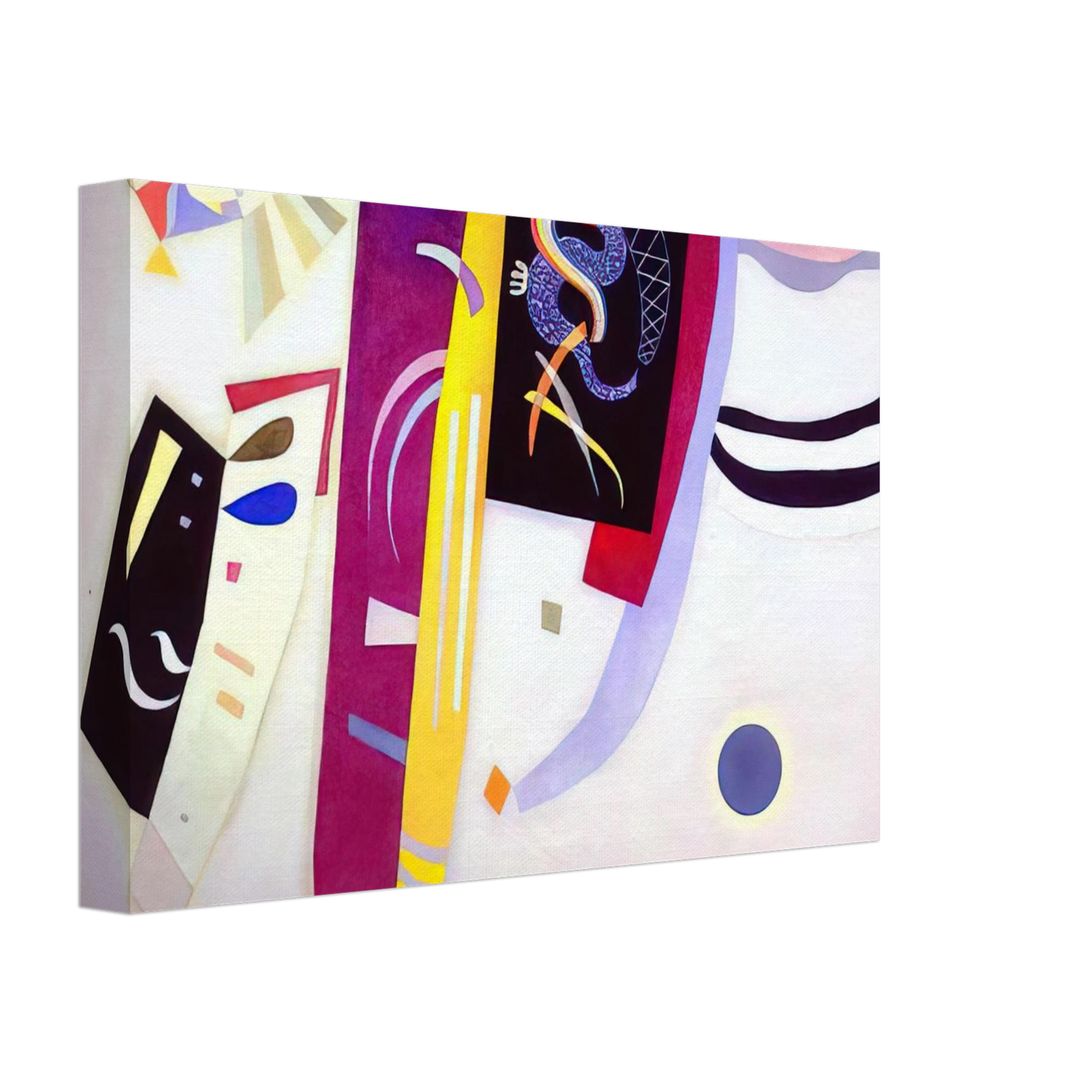 Wassily Kandinsky - ORANGE VIOLET 1935 Canvas - 40x60 cm / 16x24 inches-canvas