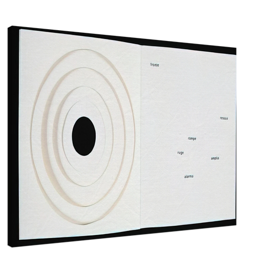 Lygia Pape - Books-Poem - 1959 Canvas - 20x30 cm / 8x12 inches-canvas