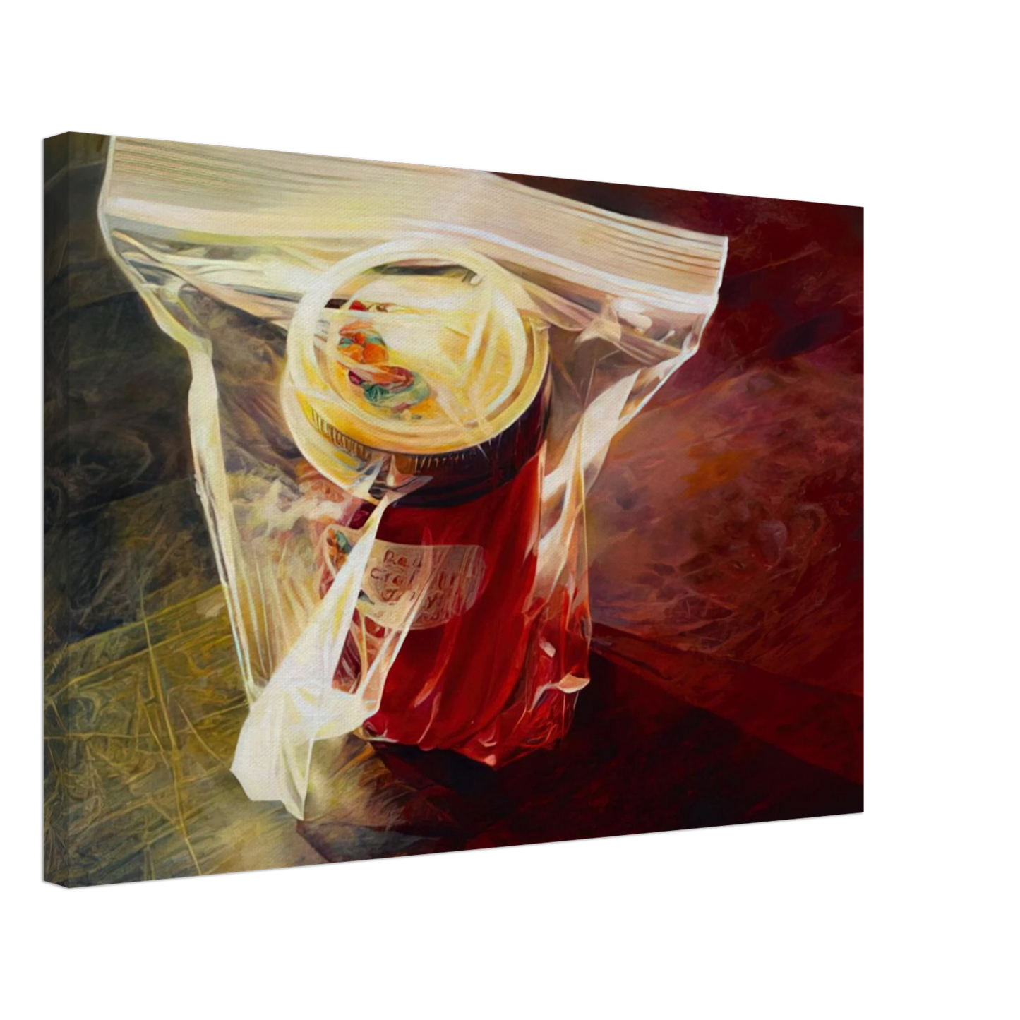 Mary Pratt - Specimen from Another Time - 2001 Canvas - 70x100 cm / 28x40 inches-canvas