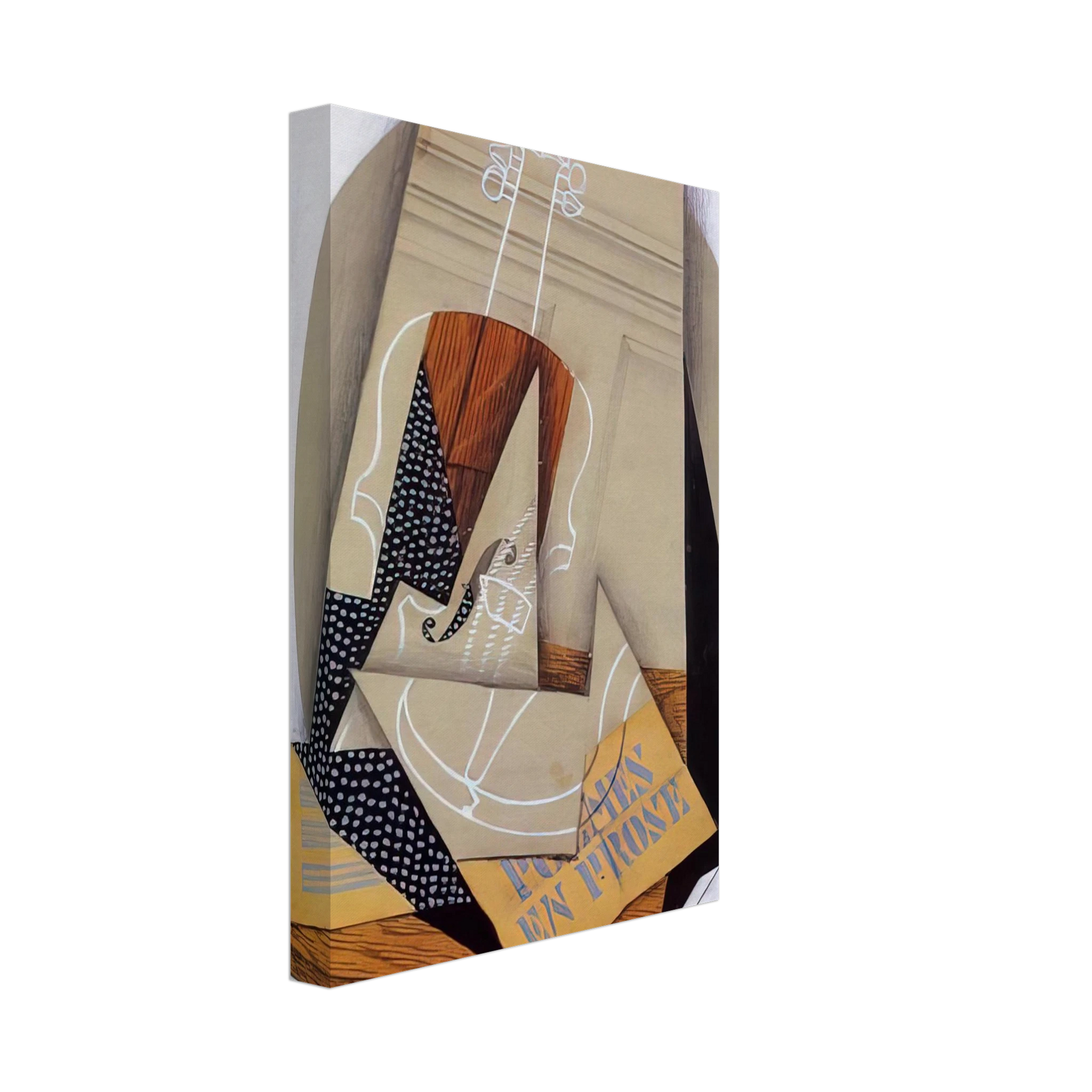 Juan Gris - COMPOSITION WITH VIOLIN Canvas - 40x60 cm / 16x24 inches-canvas