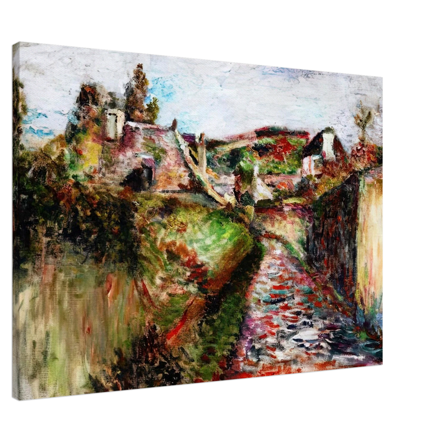 Henri Matisse - VIEW OF BELLE ILE 1897 Canvas - 20x30 cm / 8x12 inches-canvas