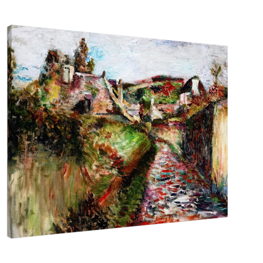 Henri Matisse - VIEW OF BELLE ILE 1897 Canvas - 20x30 cm / 8x12 inches-canvas