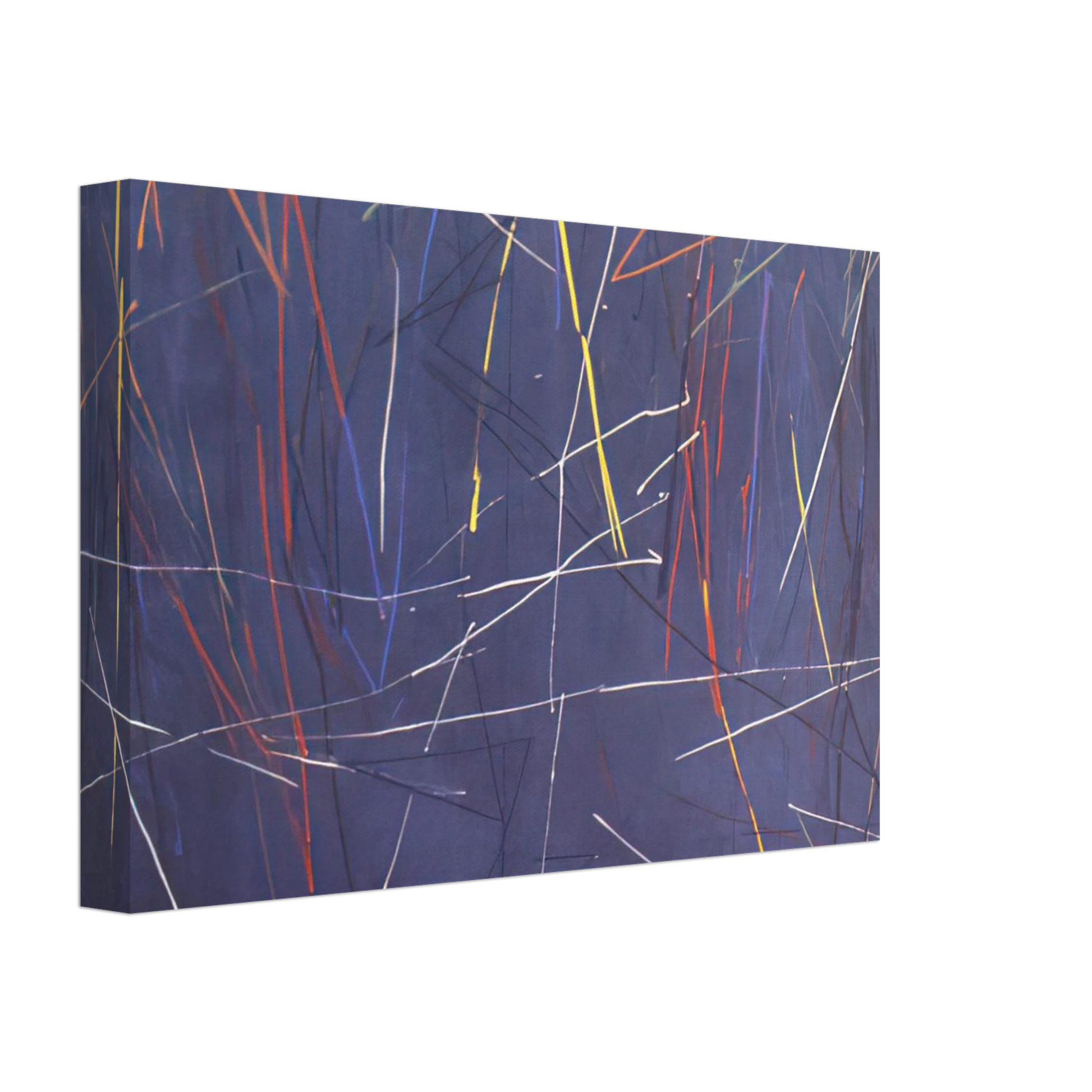 Ronnie Landfield - Gates of Blue - 1975 Canvas - 40x60 cm / 16x24 inches-canvas