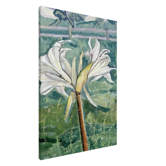 Grace Cossington Smith - Lily growing in a field by the sea - 1927 Canvas - 20x30 cm / 8x12 inches-canvas