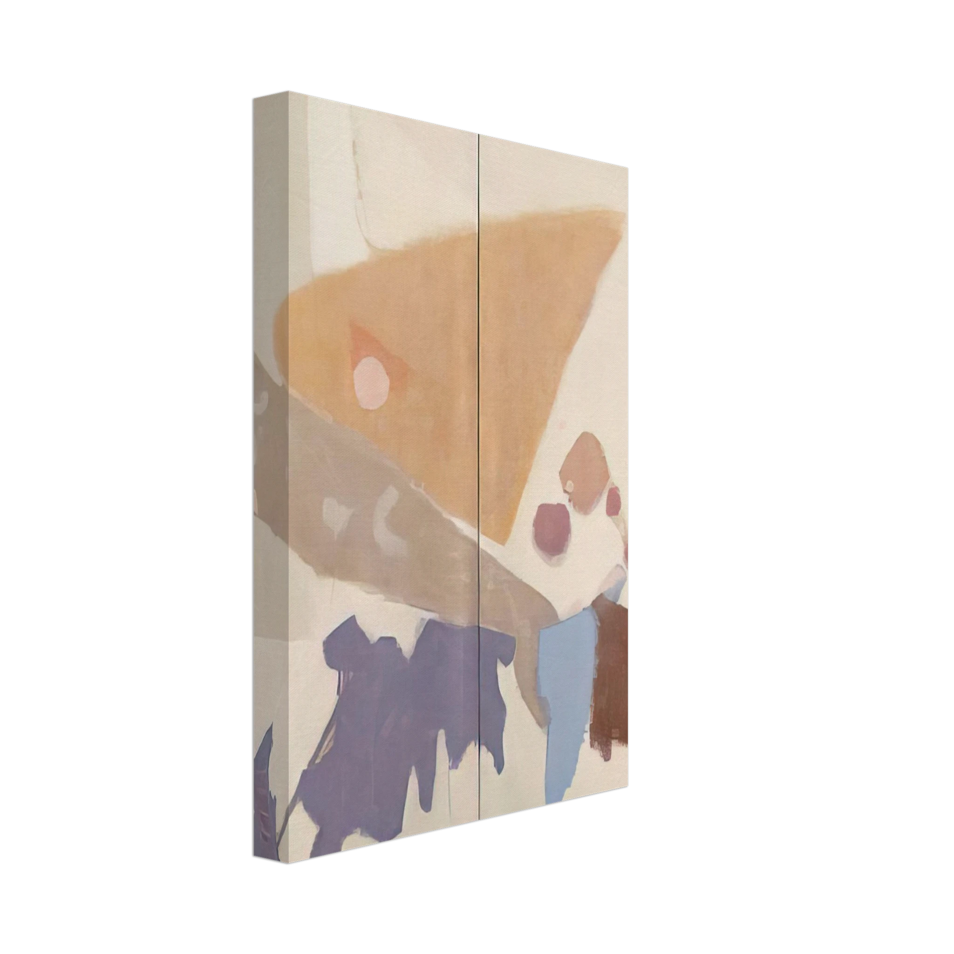 Kenzo Okada - Screen I diptych - 1955 Canvas - 70x100 cm / 28x40 inches-canvas