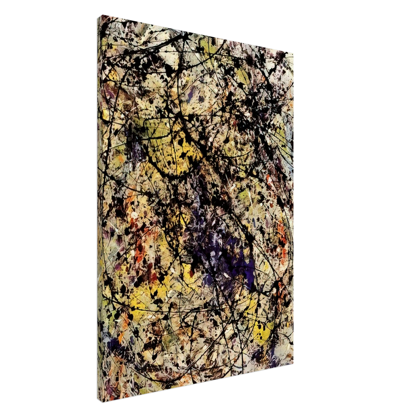 Jackson Pollock - REFLECTIONS OF THE BIG DIPPER 1947 Canvas - 20x30 cm / 8x12 inches-canvas