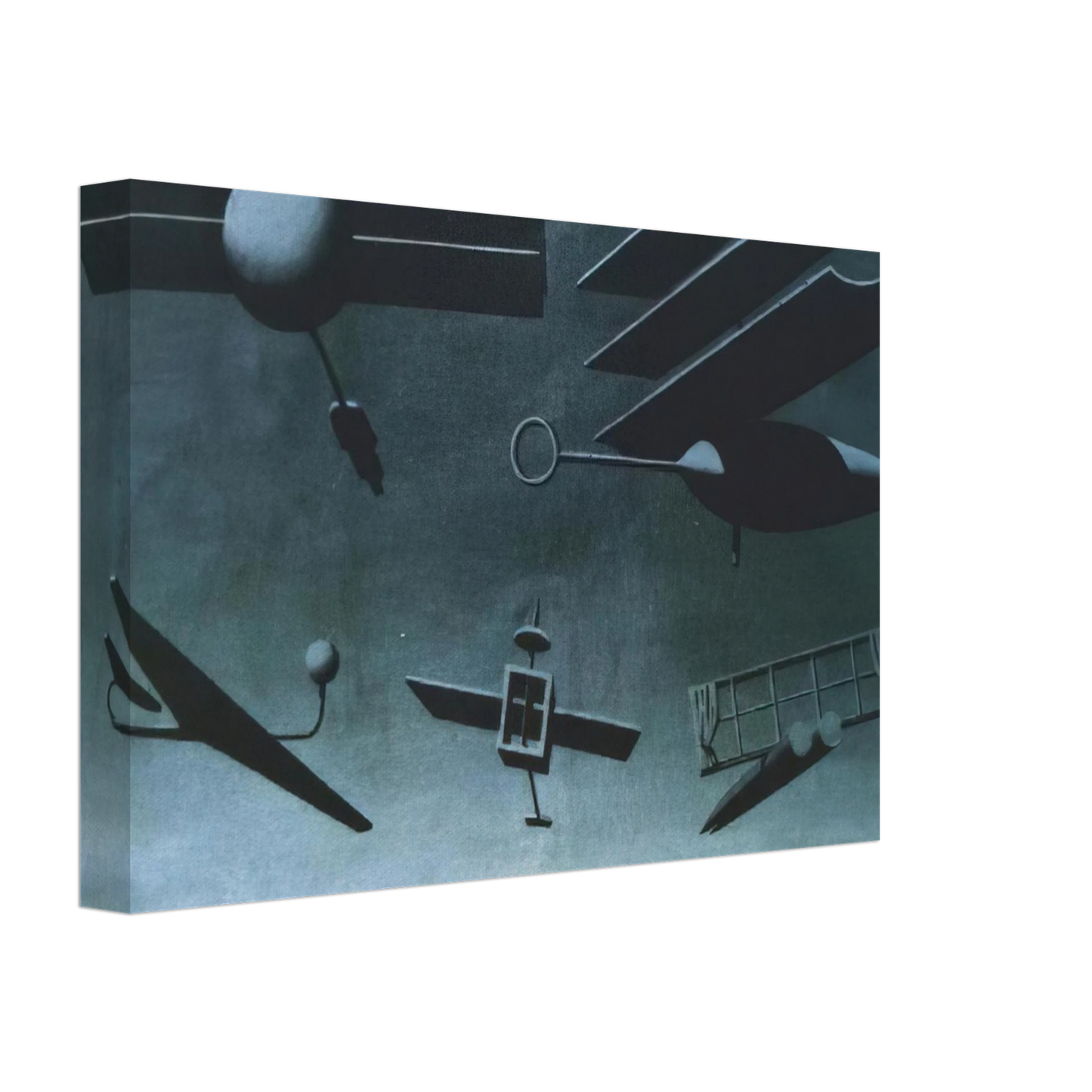 Rene Magritte - BLACK FLAG 1937 Canvas - 70x100 cm / 28x40 inches-canvas