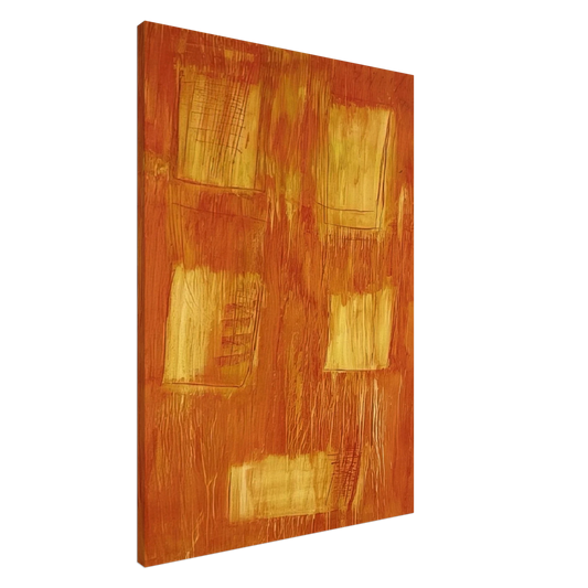 Gunther Forg - Untitled Cansons - Abstract Expressionism Canvas - 20x30 cm / 8x12 inches-canvas