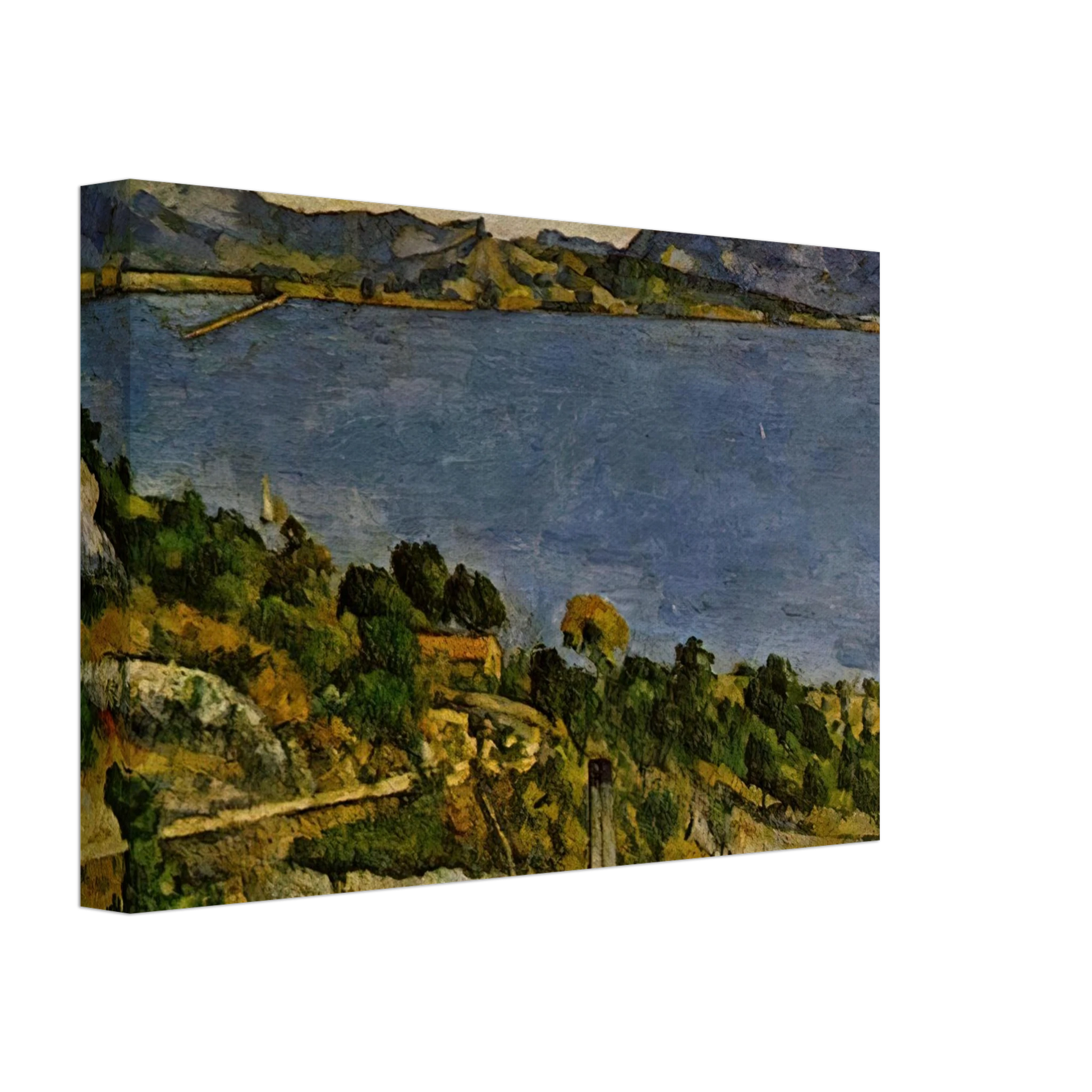 Paul Cezanne - Sea at L'Estaque Canvas - 70x100 cm / 28x40 inches-canvas