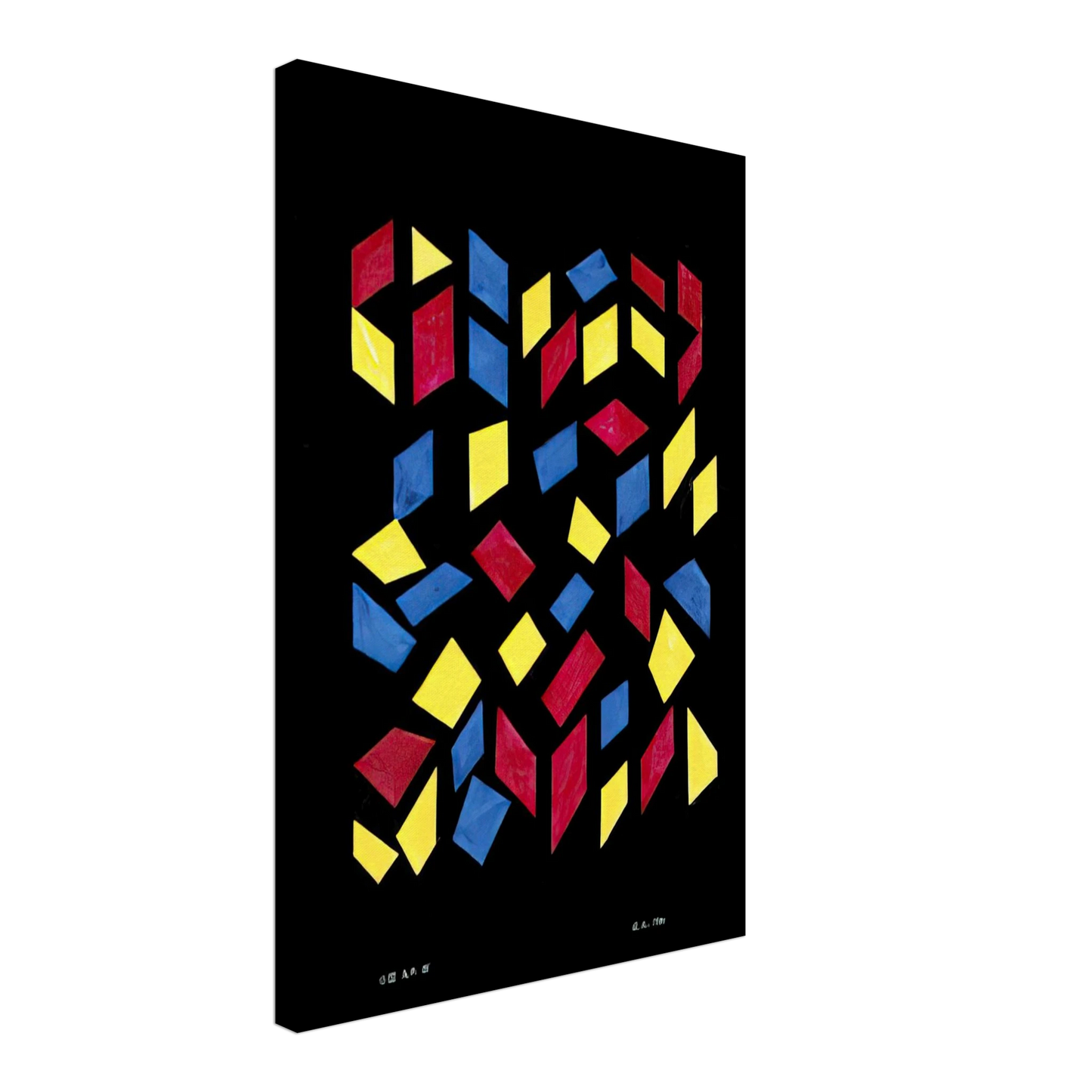 Anni Albers - ORCHESTRA III 1980 Canvas - 70x100 cm / 28x40 inches-canvas