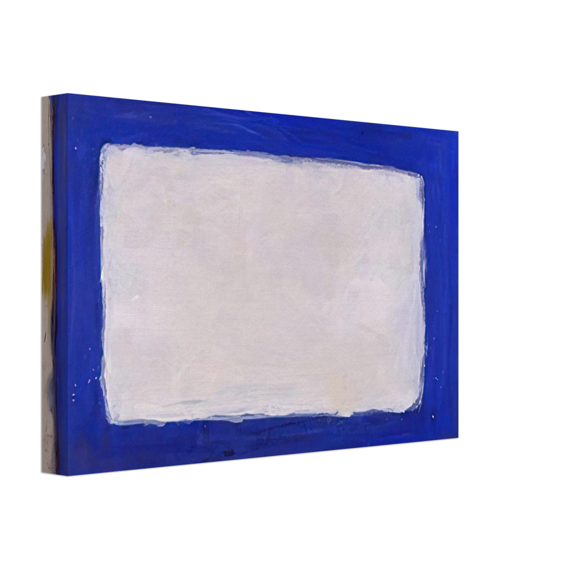 Gene Davis - Blue Rectangle II - 1958 Canvas - 40x60 cm / 16x24 inches-canvas