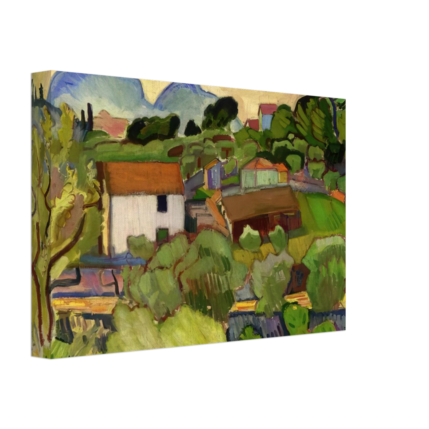 Raoul Dufy - THE RIVER Canvas - 70x100 cm / 28x40 inches-canvas