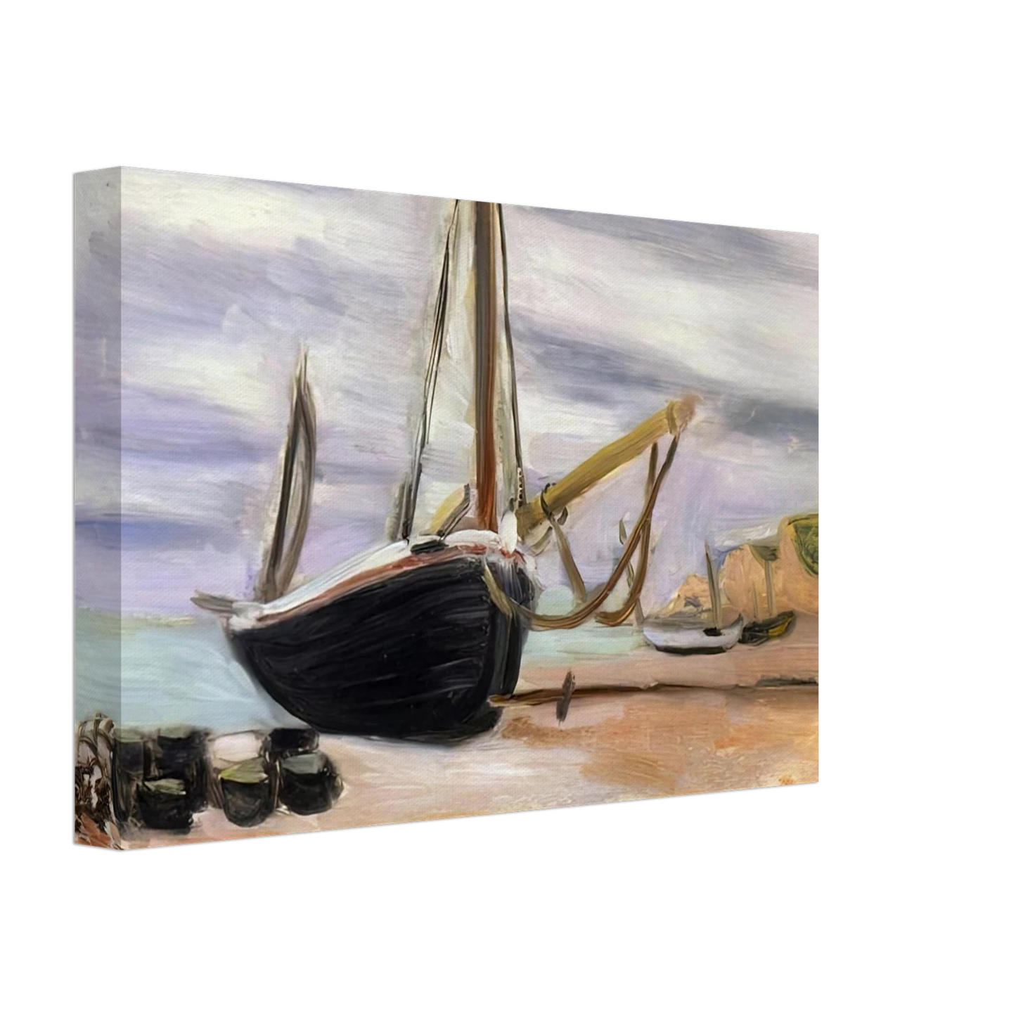 Henri Matisse - BOATS AT ETRETAT 1920 Canvas - 40x60 cm / 16x24 inches-canvas