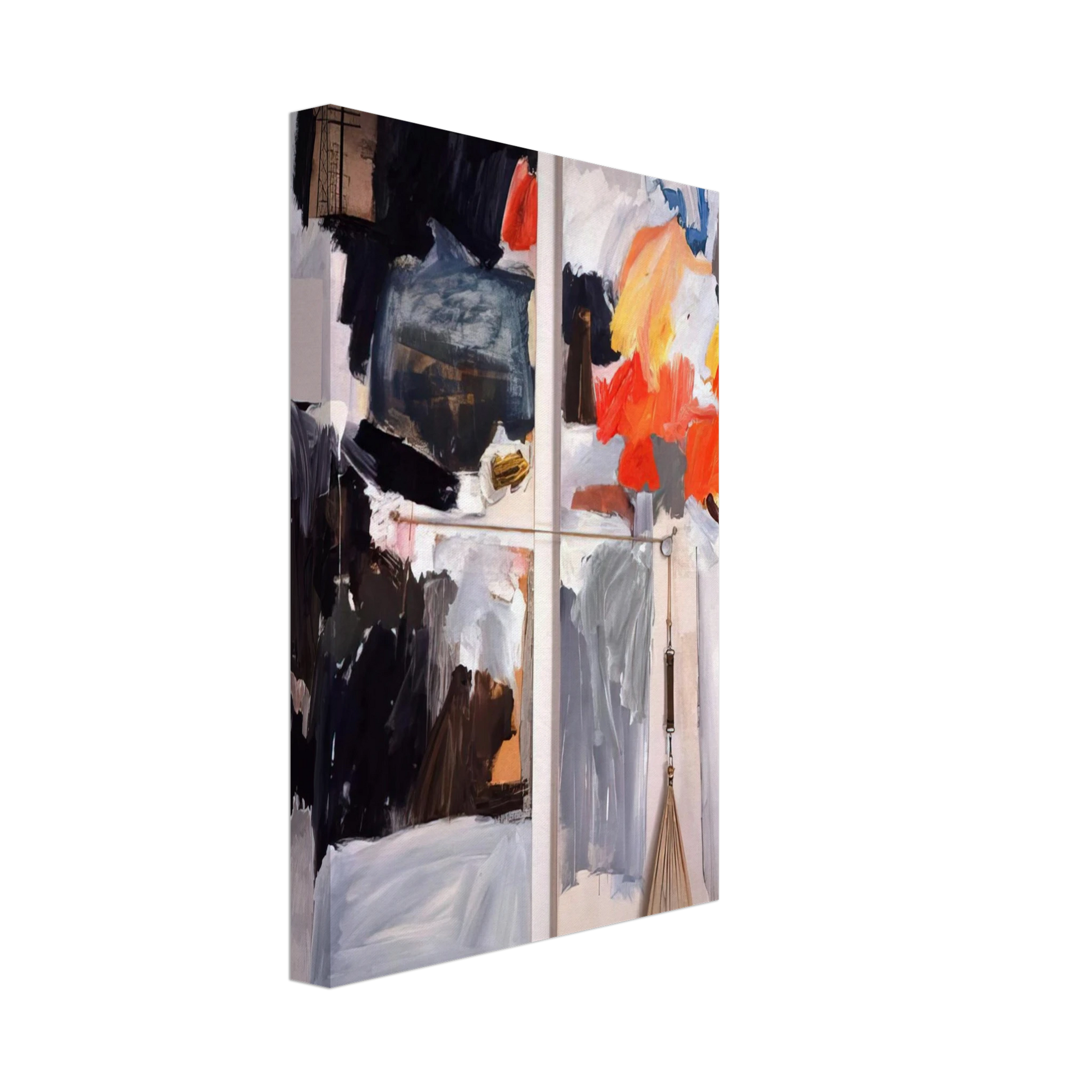 Robert Rauschenberg - STUDIO PAINTING 1961 Canvas - 40x60 cm / 16x24 inches-canvas
