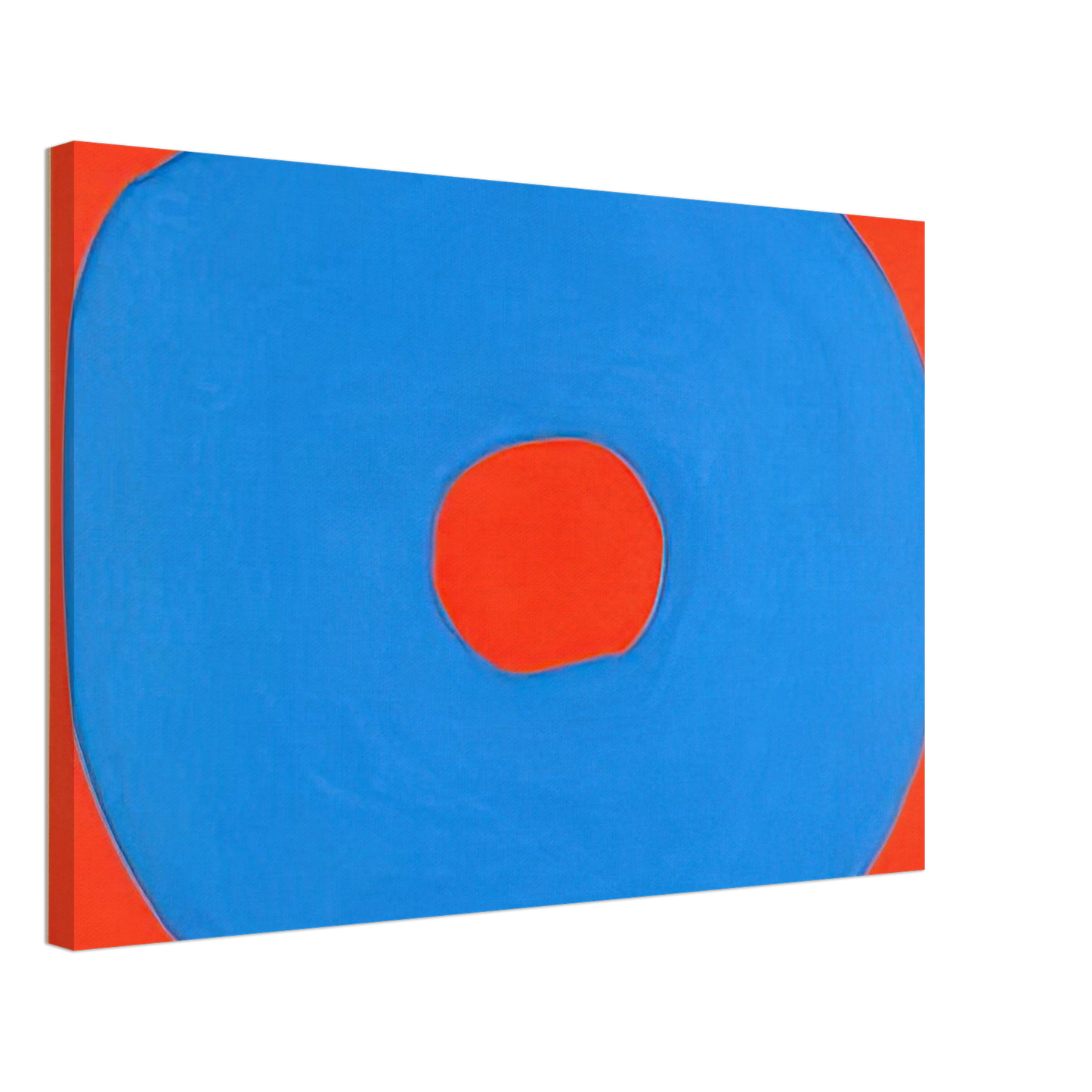 Jiro Yoshihara - Circle - 1971 Canvas - 40x60 cm / 16x24 inches-canvas