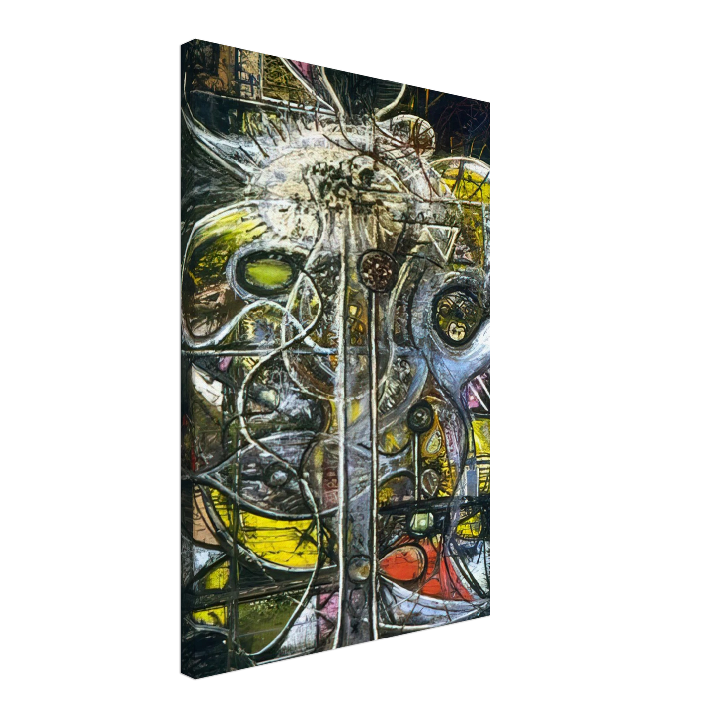 Richard Pousette-Dart - Comprehension of the Atom, Crucifixion Canvas - 40x60 cm / 16x24 inches-canvas