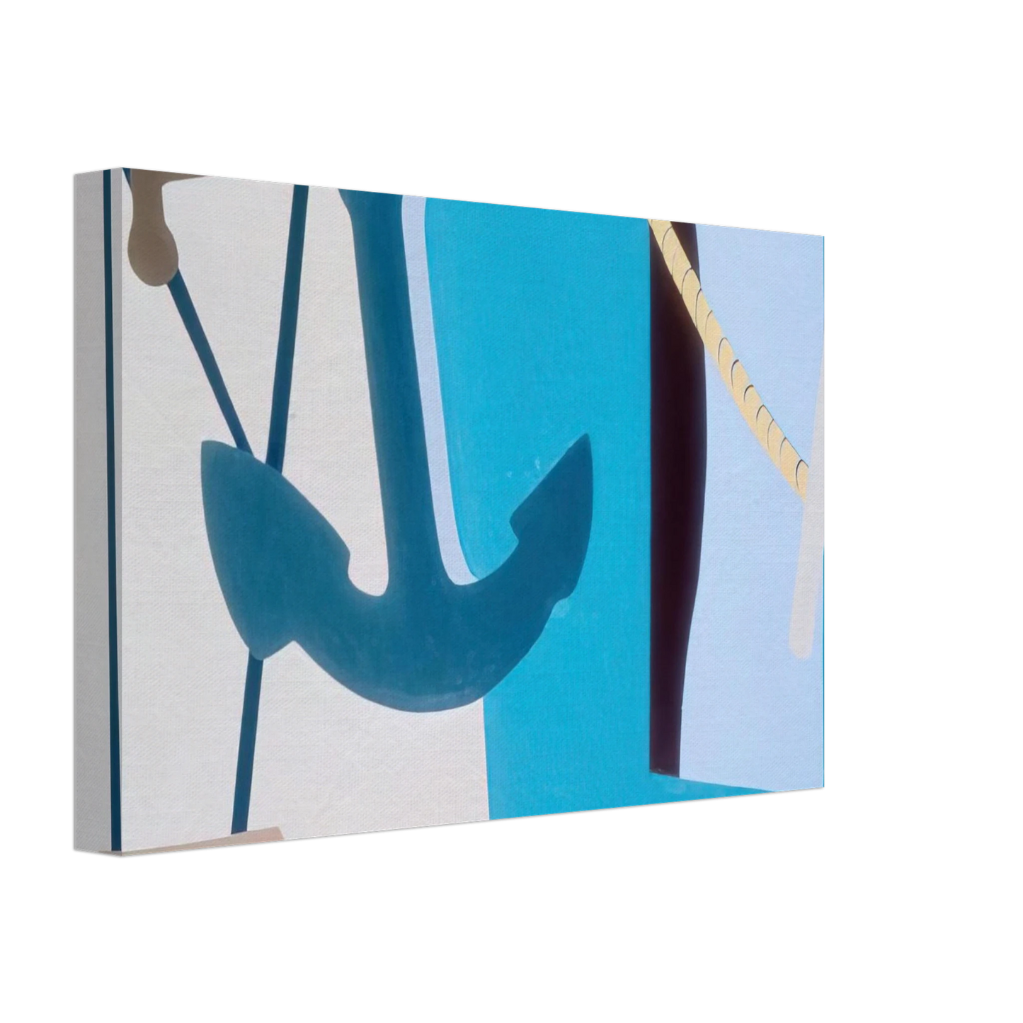 Ralston Crawford - Nassau #5 - 1967 Canvas - 70x100 cm / 28x40 inches-canvas