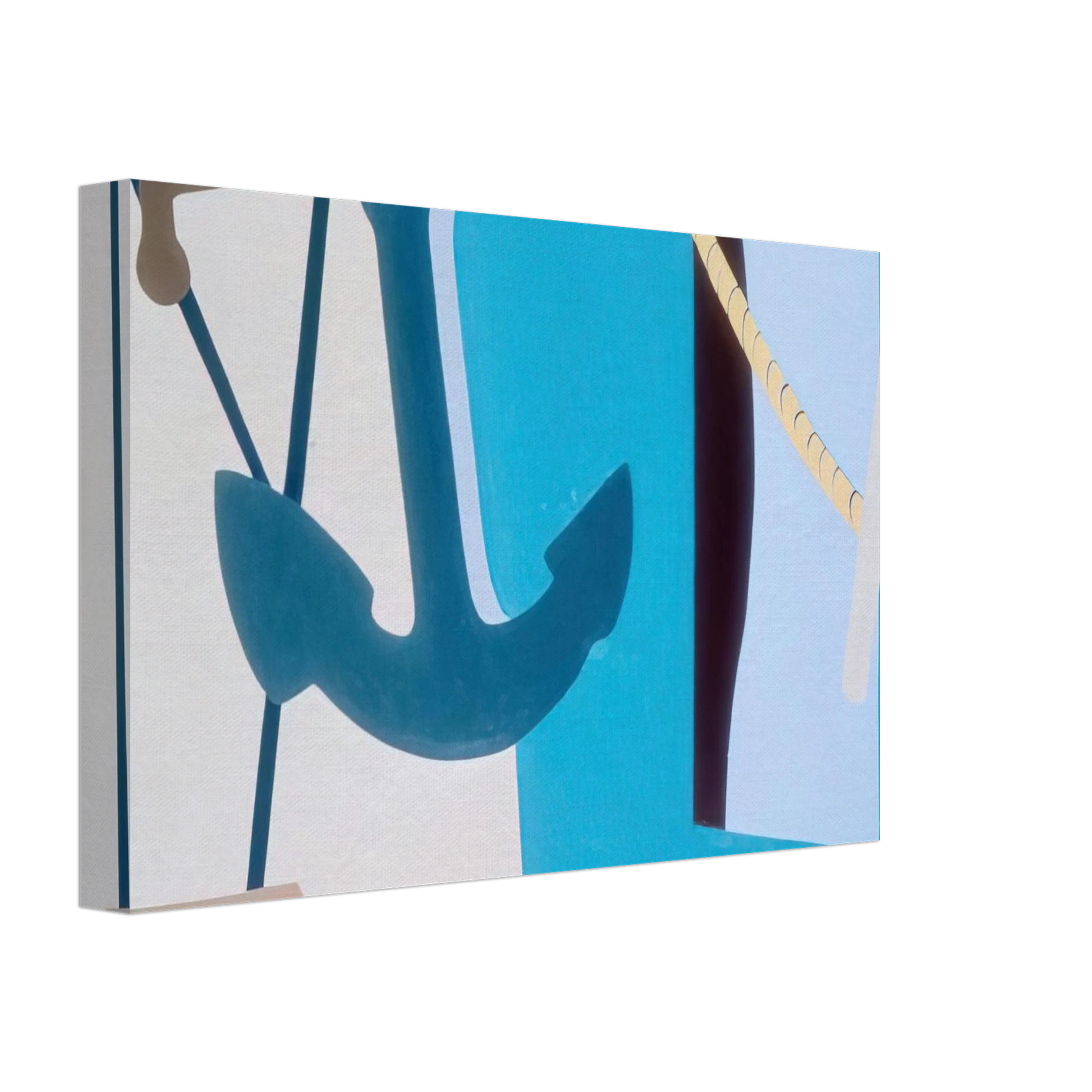 Ralston Crawford - Nassau #5 - 1967 Canvas - 70x100 cm / 28x40 inches-canvas