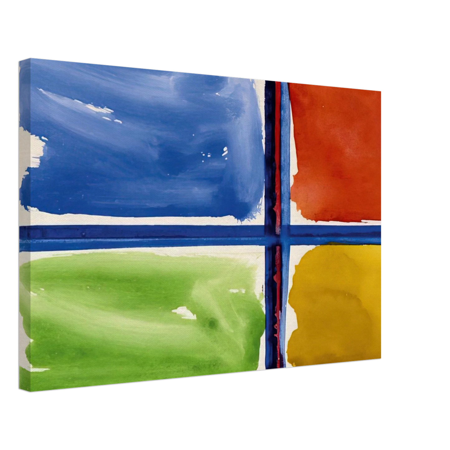 Blinky Palermo - FENSTERKREUZ II 1966 Canvas - 70x100 cm / 28x40 inches-canvas