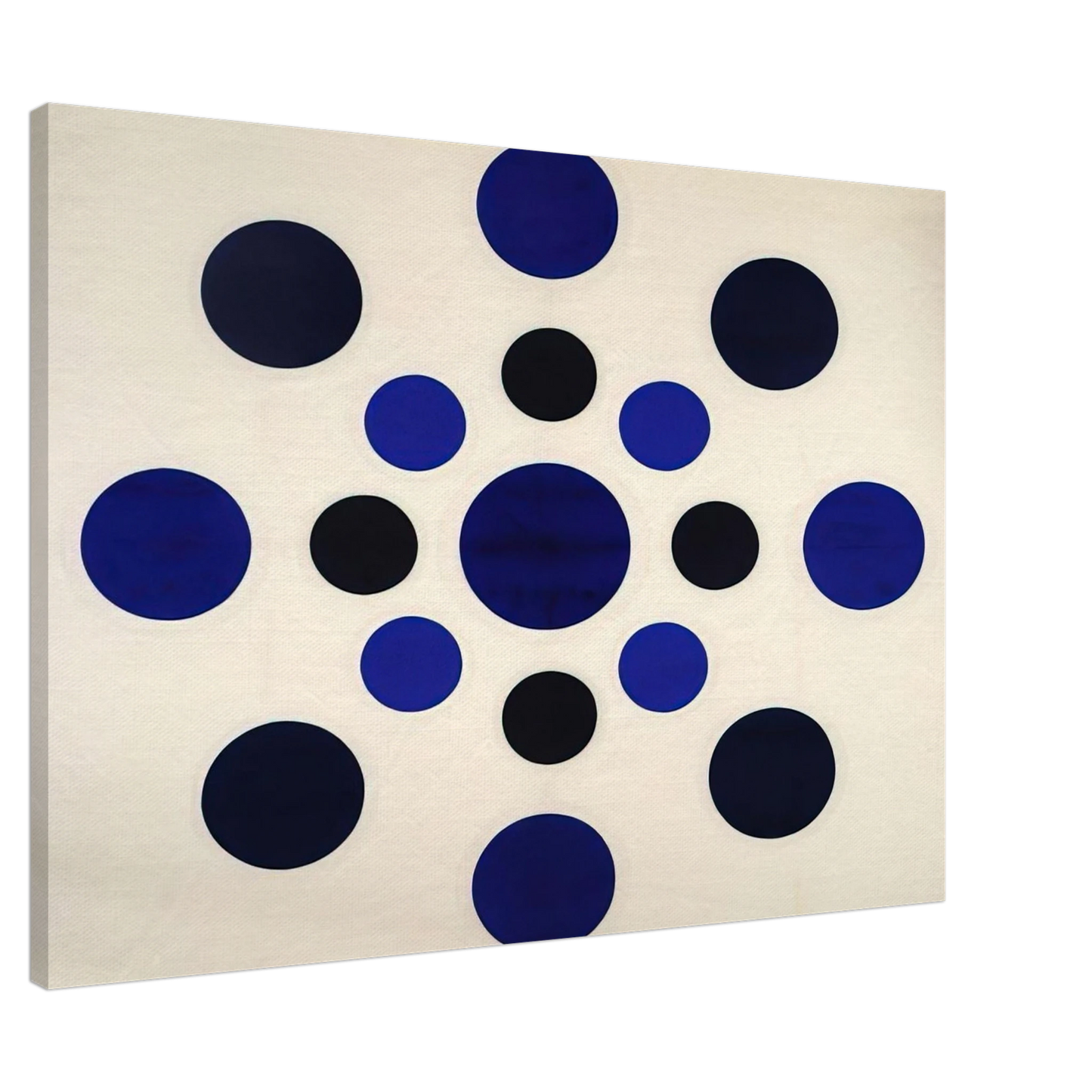 Thomas Downing - On Blue - 1963 Canvas - 20x30 cm / 8x12 inches-canvas