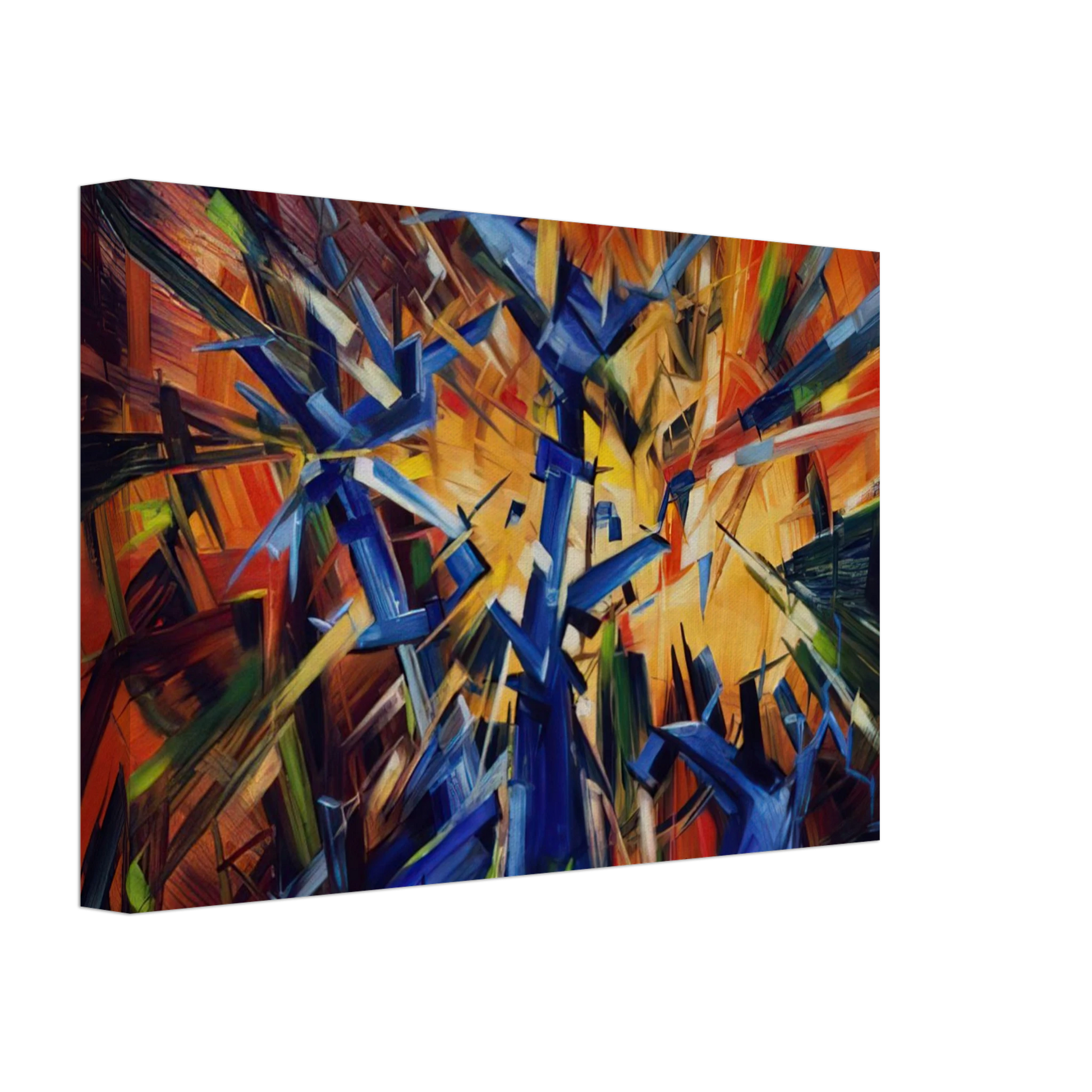 Konrad Zuse - Untitled - 1966 Canvas - 70x100 cm / 28x40 inches-canvas