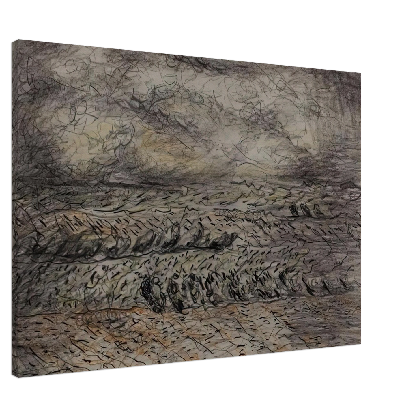 Ivan Albright - NEAR PRAGUE CZECHOSLOVAKIA 1976 Canvas - 20x30 cm / 8x12 inches-canvas