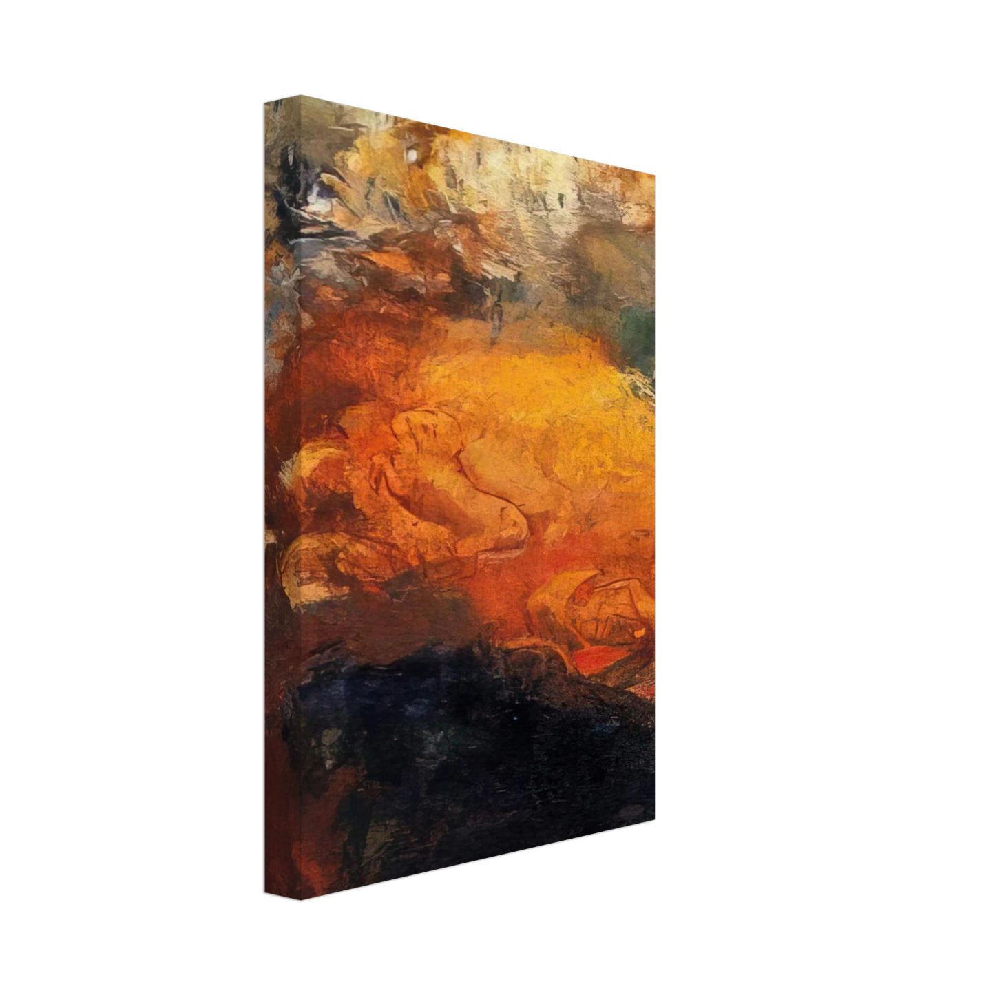 Odilon Redon - APOLLO S CHARIOT Canvas - 70x100 cm / 28x40 inches-canvas