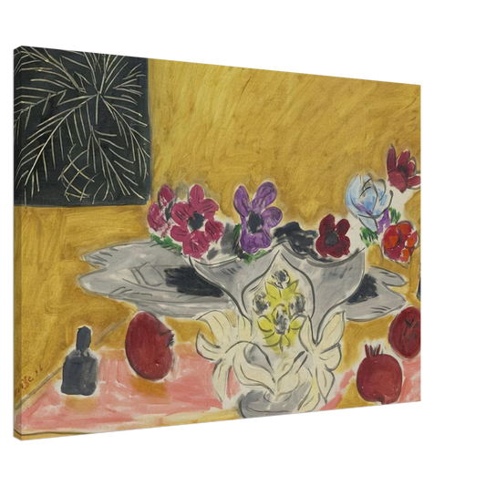 Henri Matisse - ANEMONES ET GRENADES 1946 Canvas - 20x30 cm / 8x12 inches-canvas