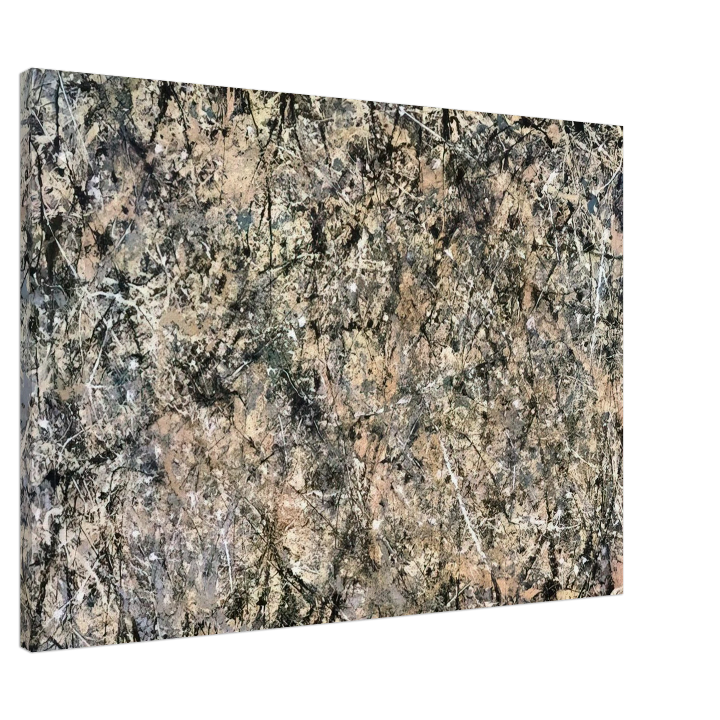 Jackson Pollock - NUMBER 1 LAVENDER MIST 1950 1 Canvas - 20x30 cm / 8x12 inches-canvas