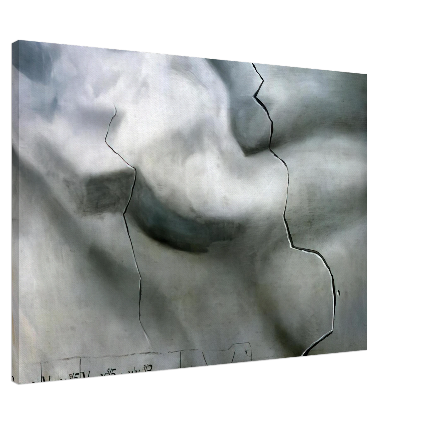 Salvador Dali - TOPOLOGICAL ABDUCTION OF EUROPE HOMAGE TO RENE THOM Canvas - 20x30 cm / 8x12 inches-canvas