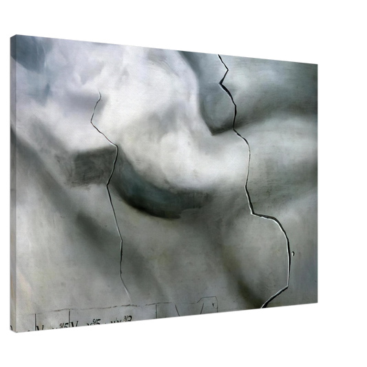 Salvador Dali - TOPOLOGICAL ABDUCTION OF EUROPE HOMAGE TO RENE THOM Canvas - 20x30 cm / 8x12 inches-canvas