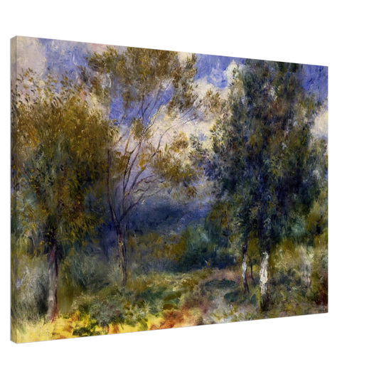Pierre-Auguste Renoir - Sunny Landscape Canvas - 20x30 cm / 8x12 inches-canvas