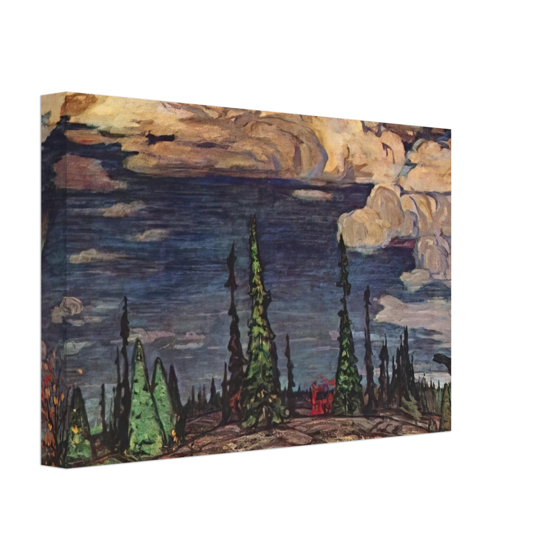 A.Y. Jackson - Terre Sauvage - 1913 Canvas - 40x60 cm / 16x24 inches-canvas