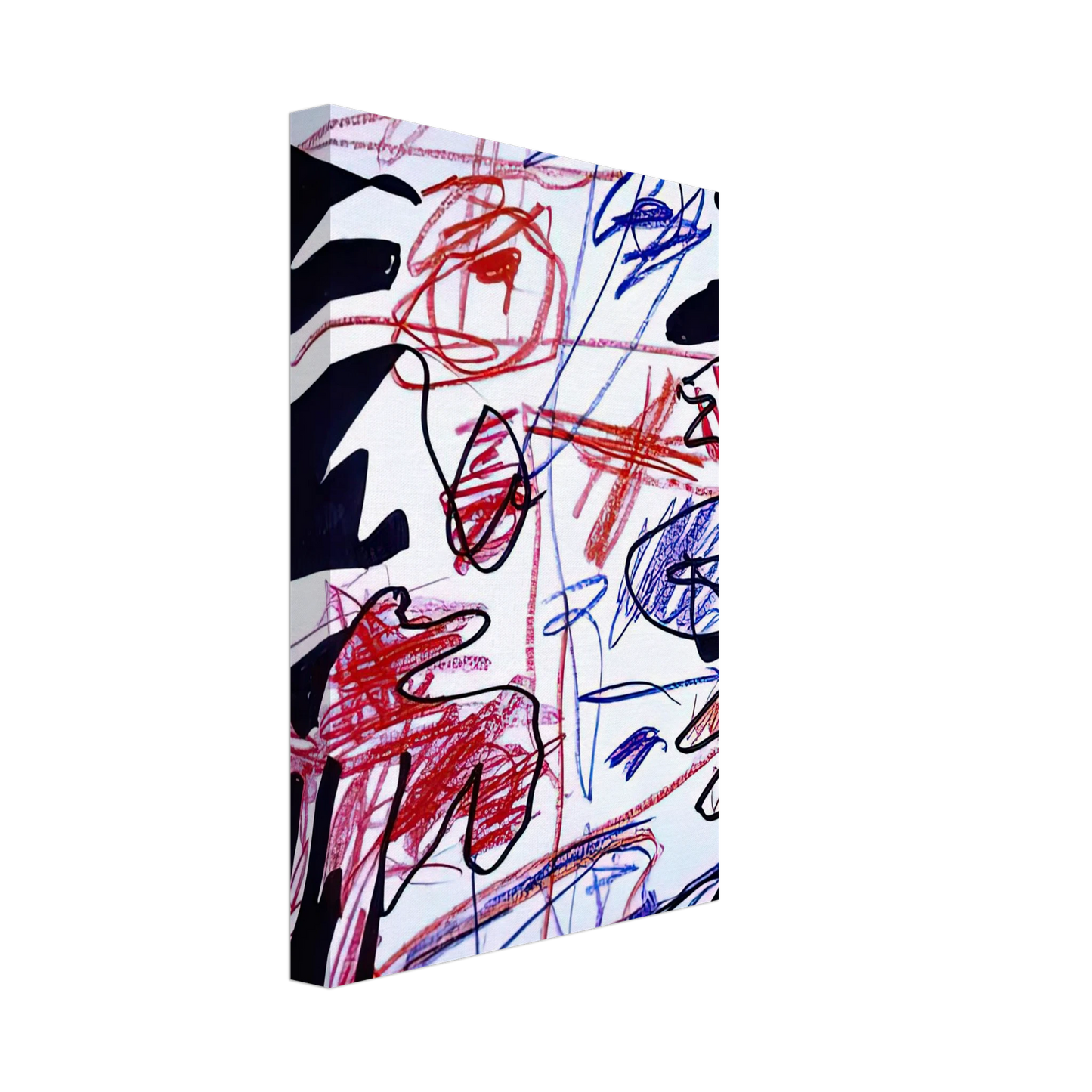 Jean Dubuffet - ACTIVATION XLVII Canvas - 40x60 cm / 16x24 inches-canvas