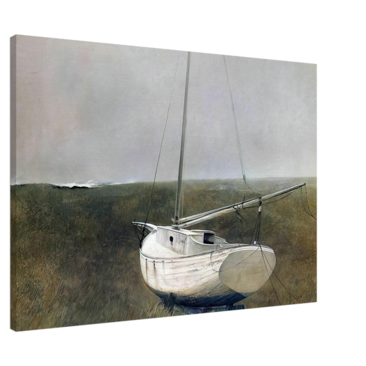 Andrew Wyeth - BELOW DOVER 1950 Canvas - 20x30 cm / 8x12 inches-canvas