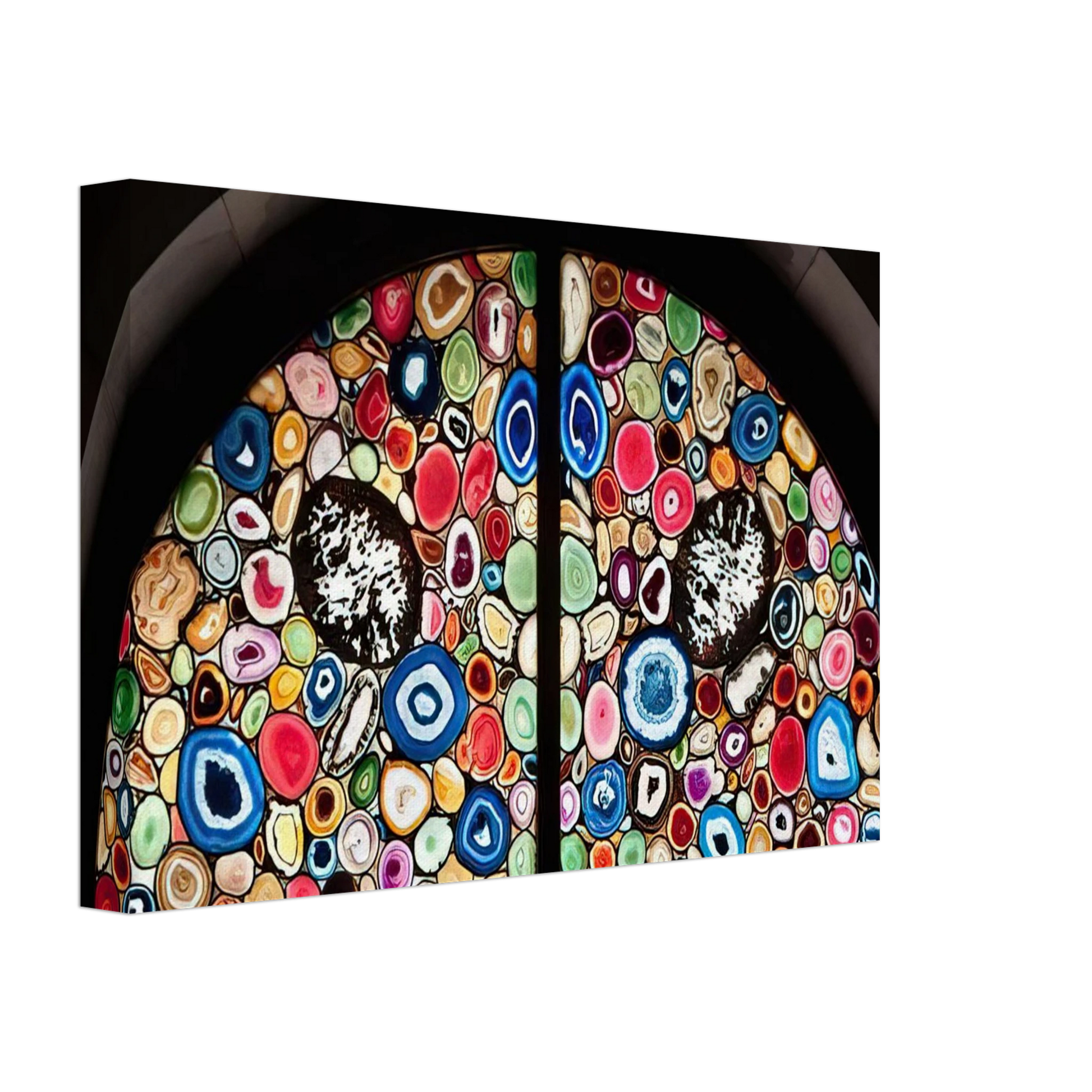 Sigmar Polke - AHATFENSTER 2009 3 Canvas - 70x100 cm / 28x40 inches-canvas