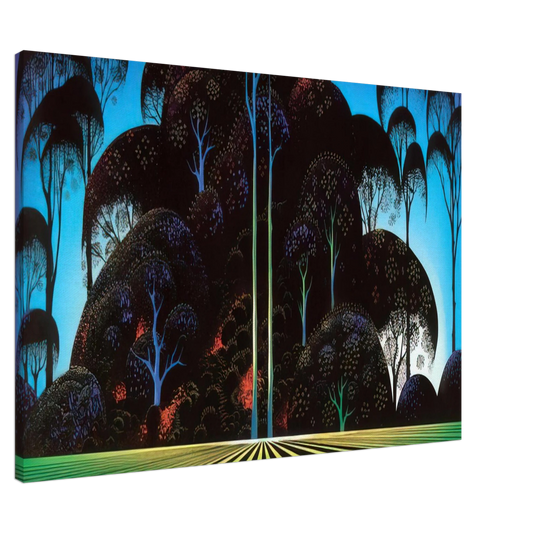 Eyvind Earle - Forest Bouquet Canvas - 20x30 cm / 8x12 inches-canvas