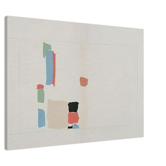 Nicolas de Stael - Abstract Composition - Lyrical Abstraction Canvas - 20x30 cm / 8x12 inches-canvas