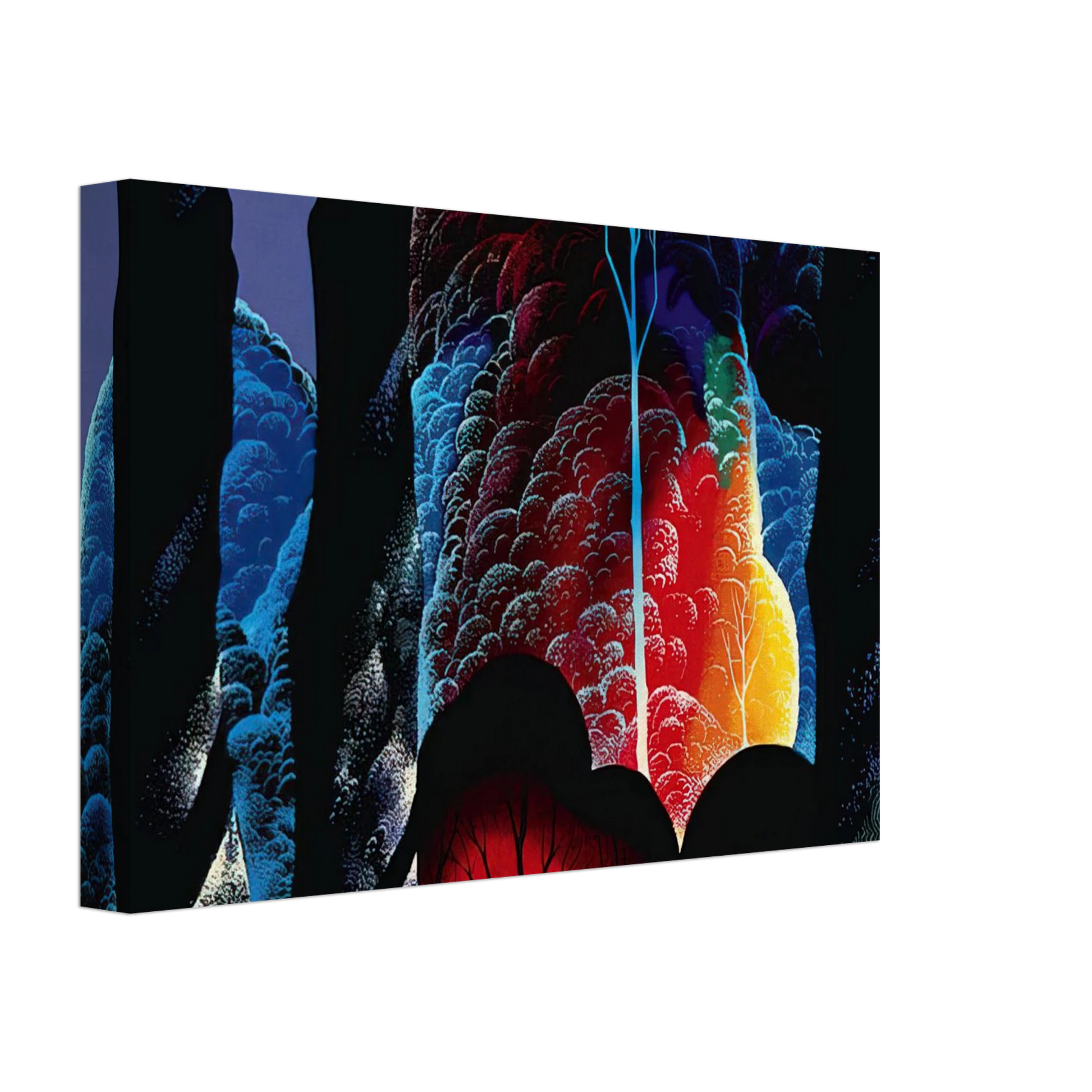Eyvind Earle - Forest Symphony Canvas - 40x60 cm / 16x24 inches-canvas