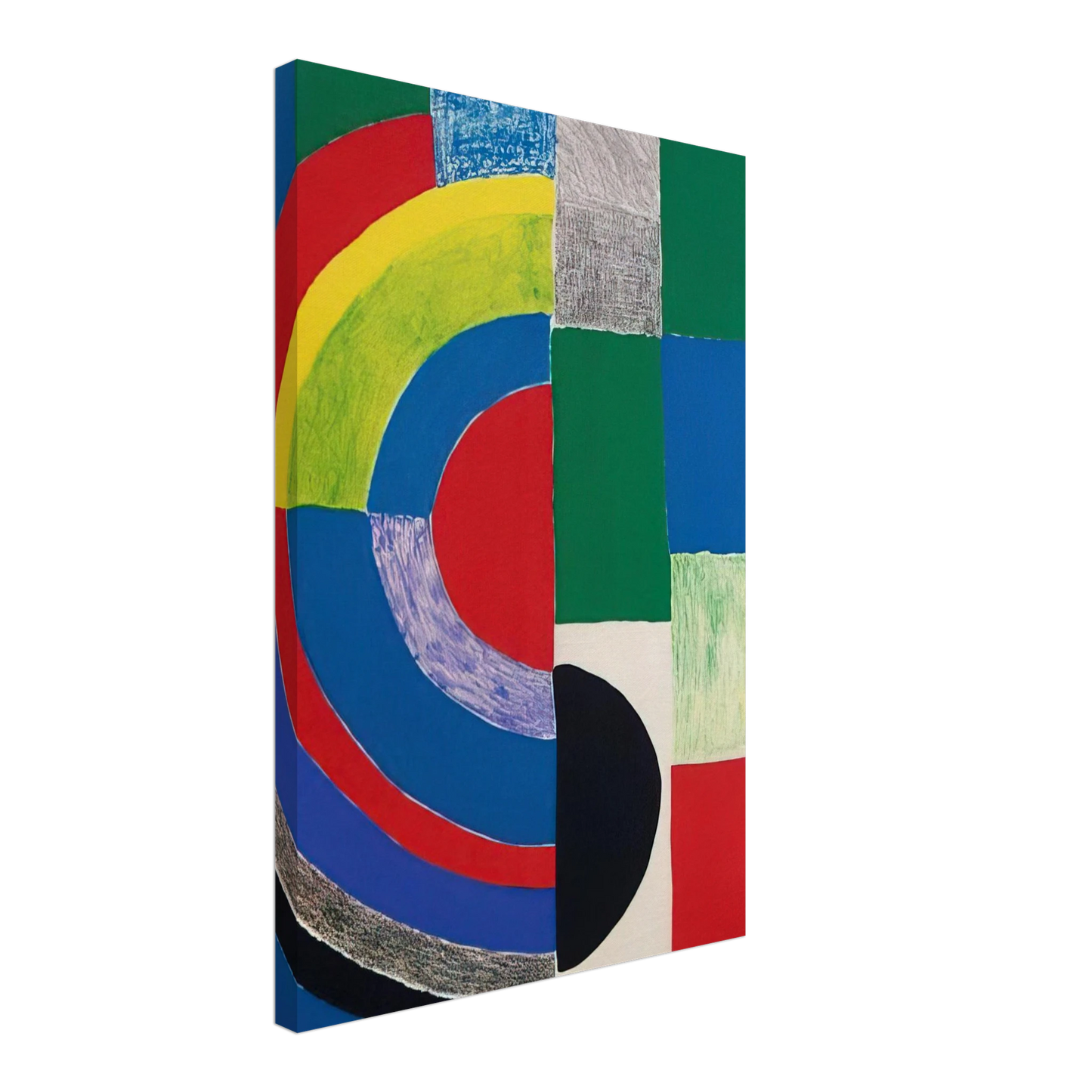 Sonia Delaunay - COLOR RHYTHMS Canvas - 70x100 cm / 28x40 inches-canvas