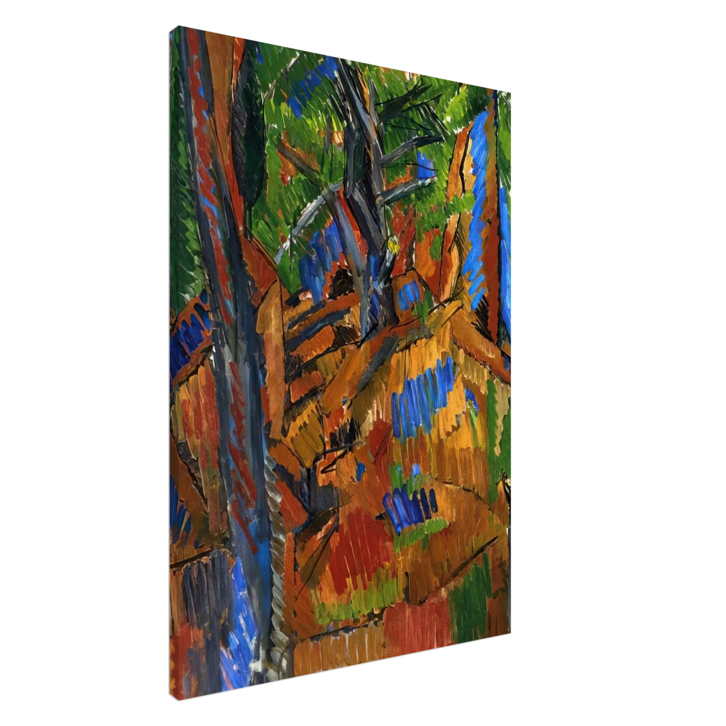 Raoul Dufy - TREES 1913 Canvas - 20x30 cm / 8x12 inches-canvas