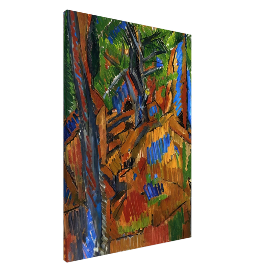 Raoul Dufy - TREES 1913 Canvas - 20x30 cm / 8x12 inches-canvas