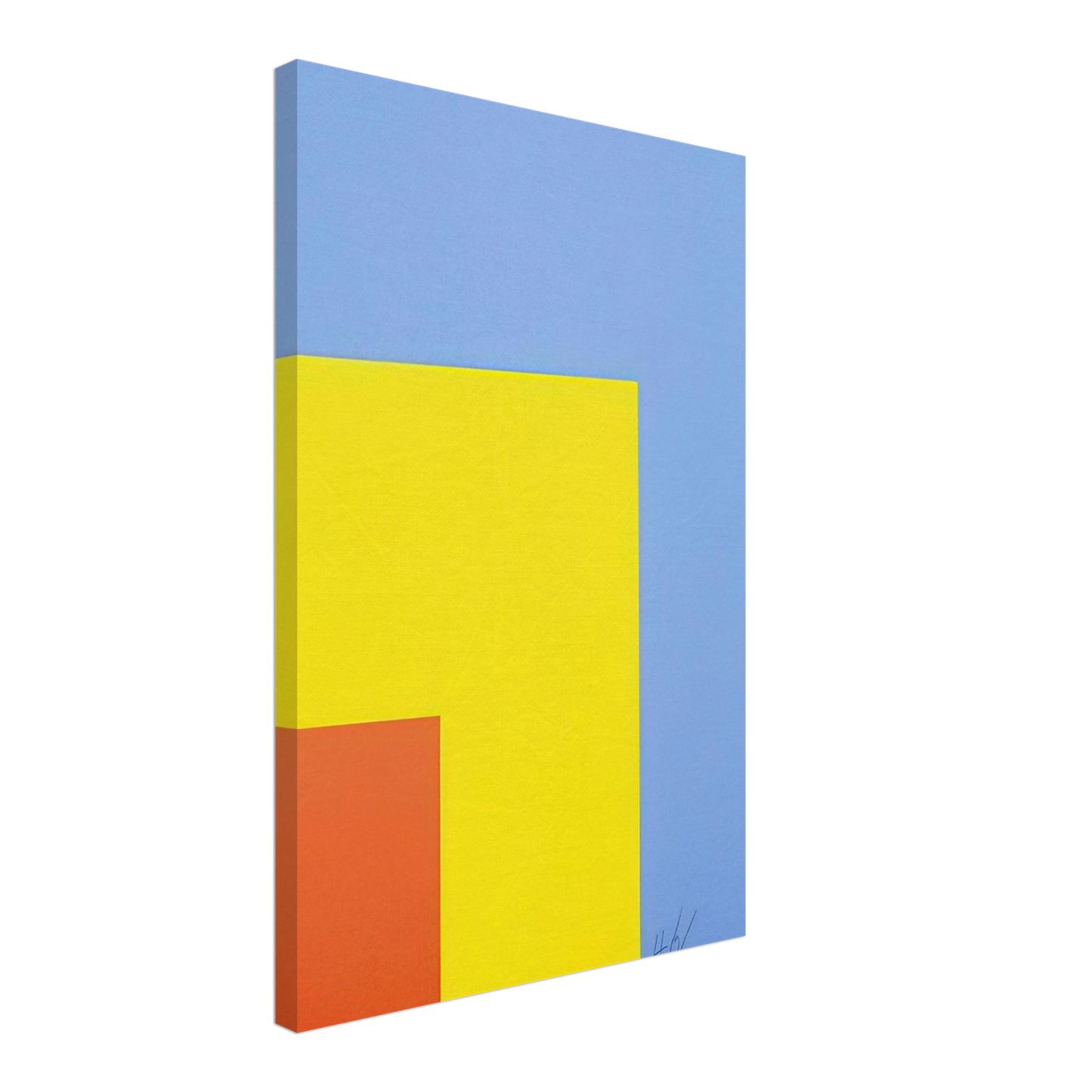 Ellsworth Kelly - Red Yellow Blue Canvas - 40x60 cm / 16x24 inches-canvas