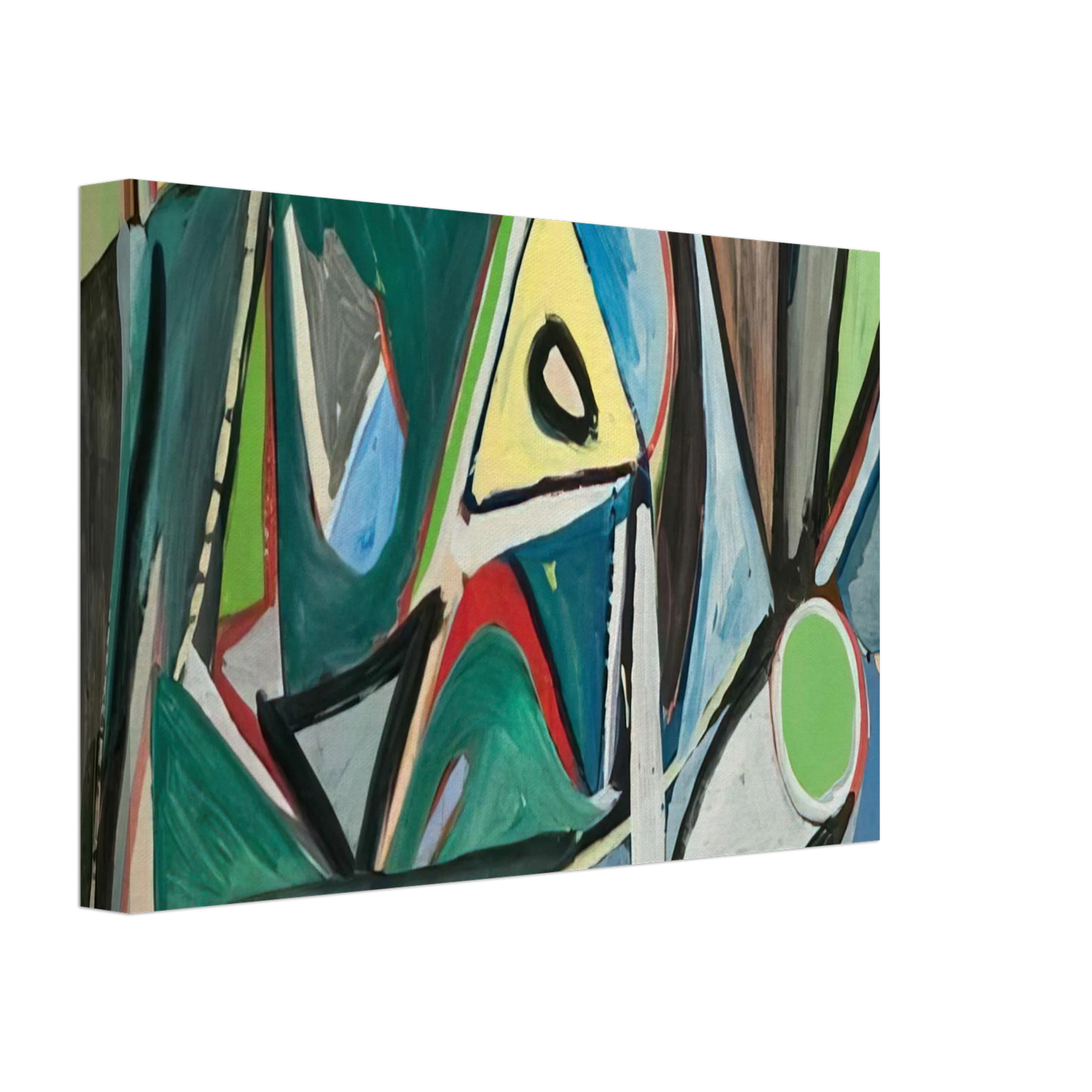 Bram van Velde - Montrouge - 1948 Canvas - 40x60 cm / 16x24 inches-canvas