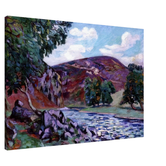 Armand Guillaumin - Paysage a Crozant - 1900 Canvas - 20x30 cm / 8x12 inches-canvas