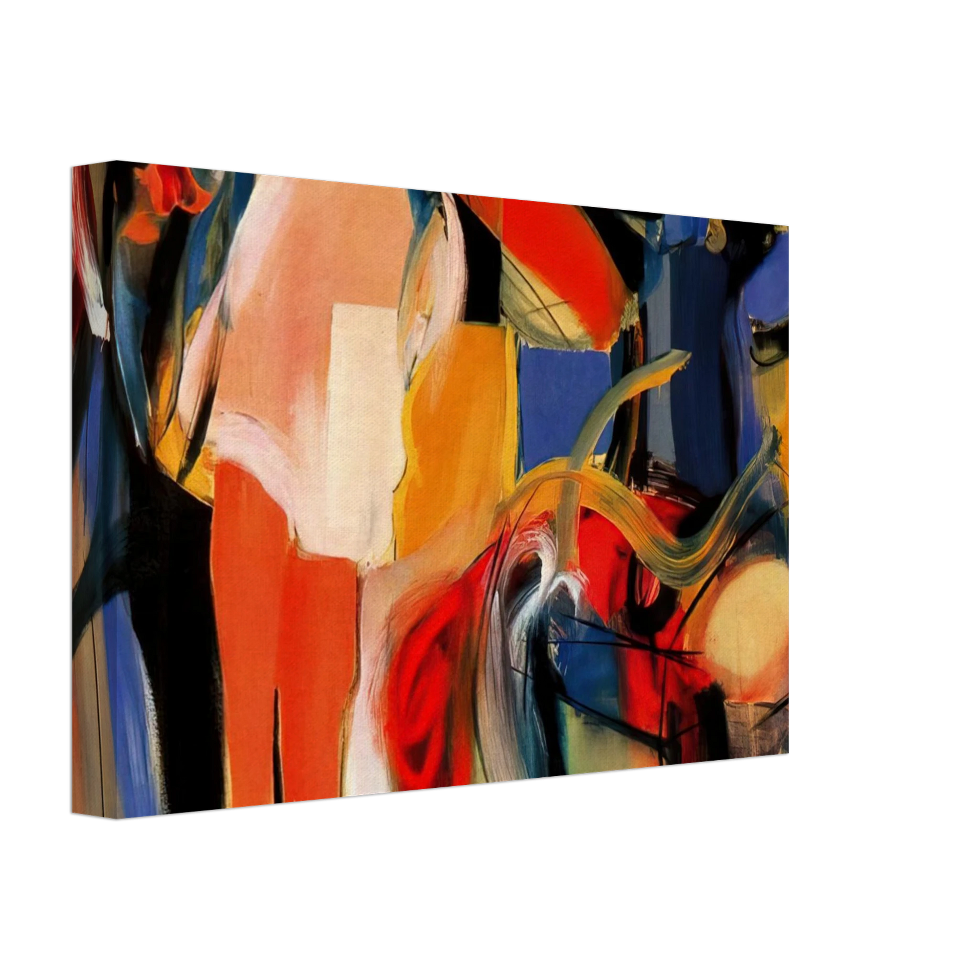 Miriam Schapiro - Autobiography - Abstract Expressionism Canvas - 70x100 cm / 28x40 inches-canvas